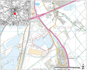 21-03307-ROMWM - Restoration Of Elstow Quarry South Site Location Plan